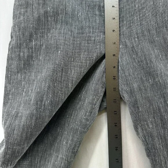 WHBM Modern Boot Dress Pants Womens 8R Tweed Lined Mid Rise Work Heathered Gray - Picture 8 of 13